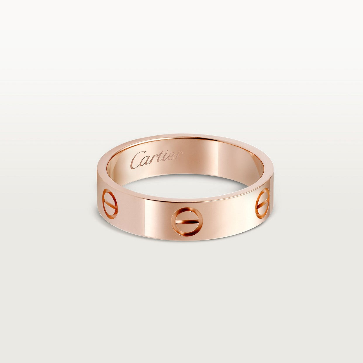 BAGUE CARTIER LOVE MODÈLE CLASSIQUE ROSE GOLD