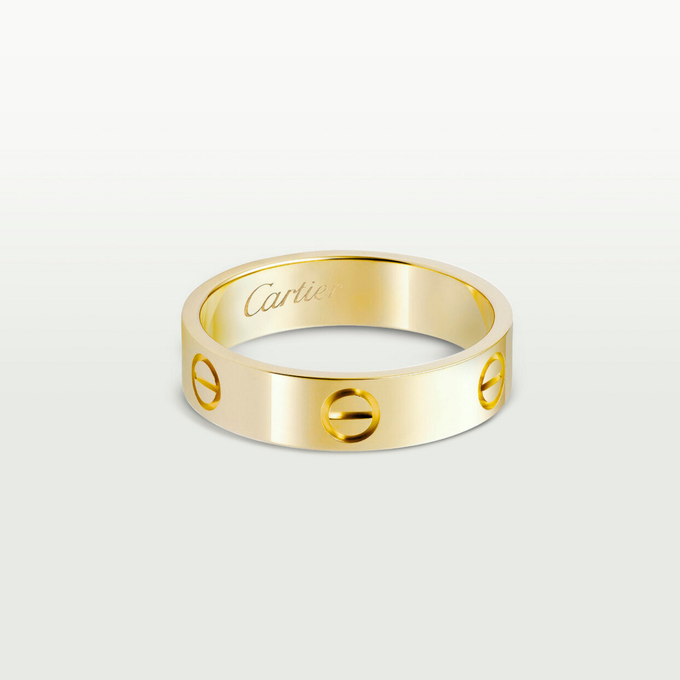 BAGUE CARTIER LOVE MODÈLE CLASSIQUE GOLD