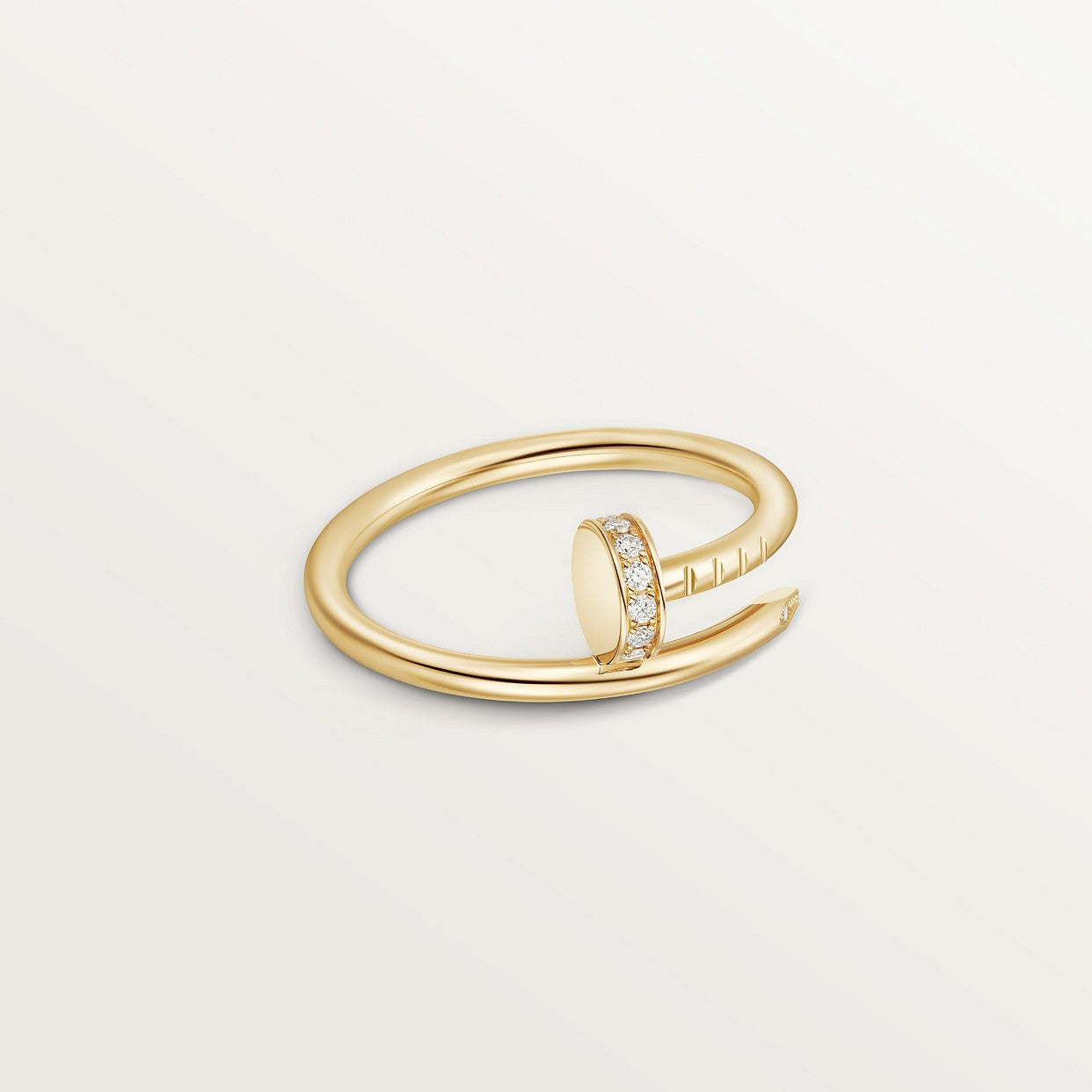 BAGUE CARTIER JUSTE UN CLOU MODÈLE CLASSIQUE DIAMANTS GOLD