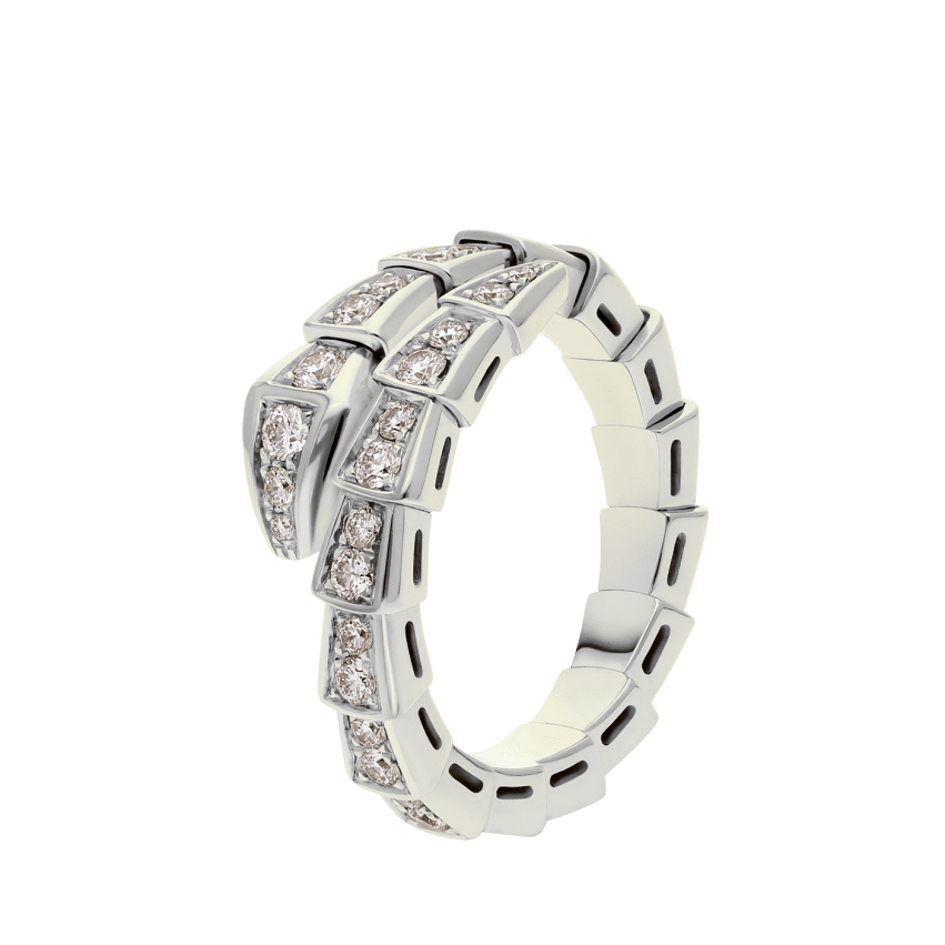 BAGUE SERPENTI VIPER DIAMANTS WHITE GOLD