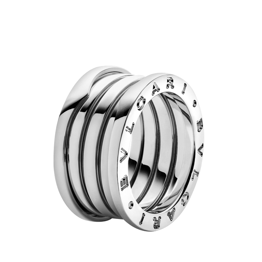 BAGUE BVLGARI B.ZERO1 WHITE-GOLD