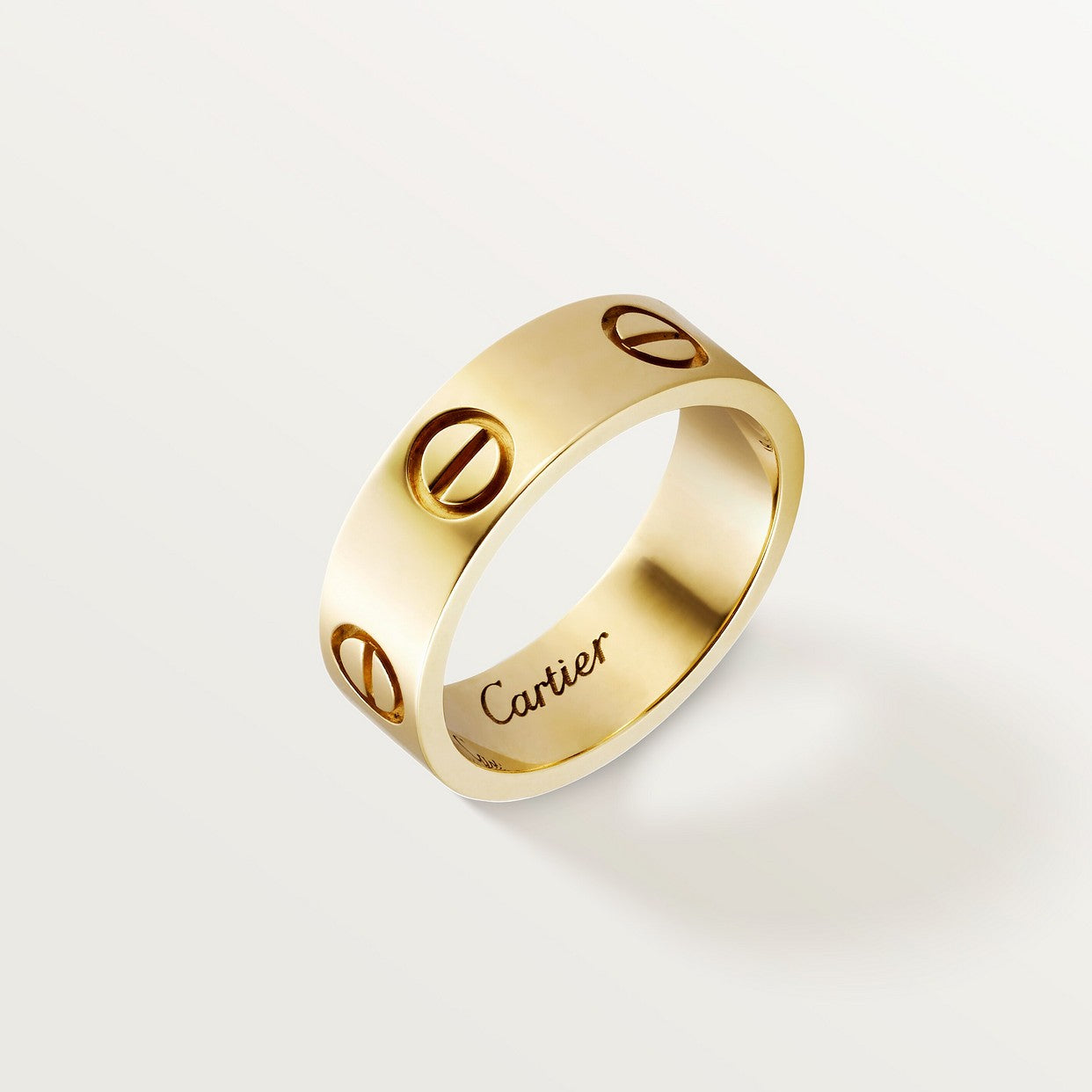 BAGUE CARTIER LOVE MODÈLE CLASSIQUE GOLD