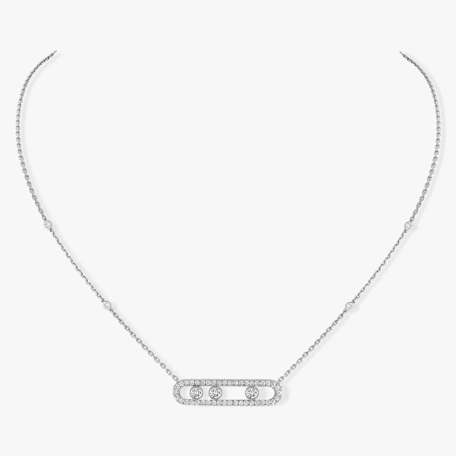 COLLIER MESSIKA MOVE PAVÉ WHITE GOLD
