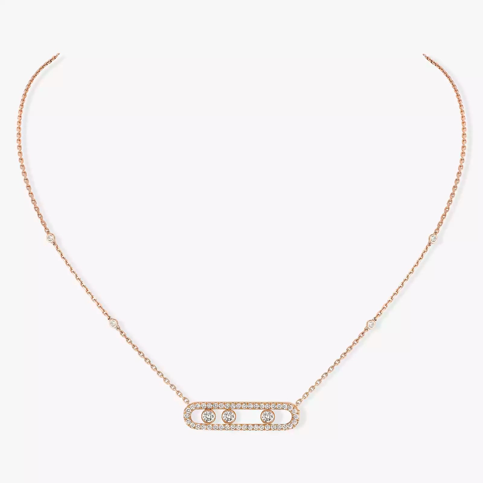 COLLIER MESSIKA MOVE PAVÉ ROSE GOLD