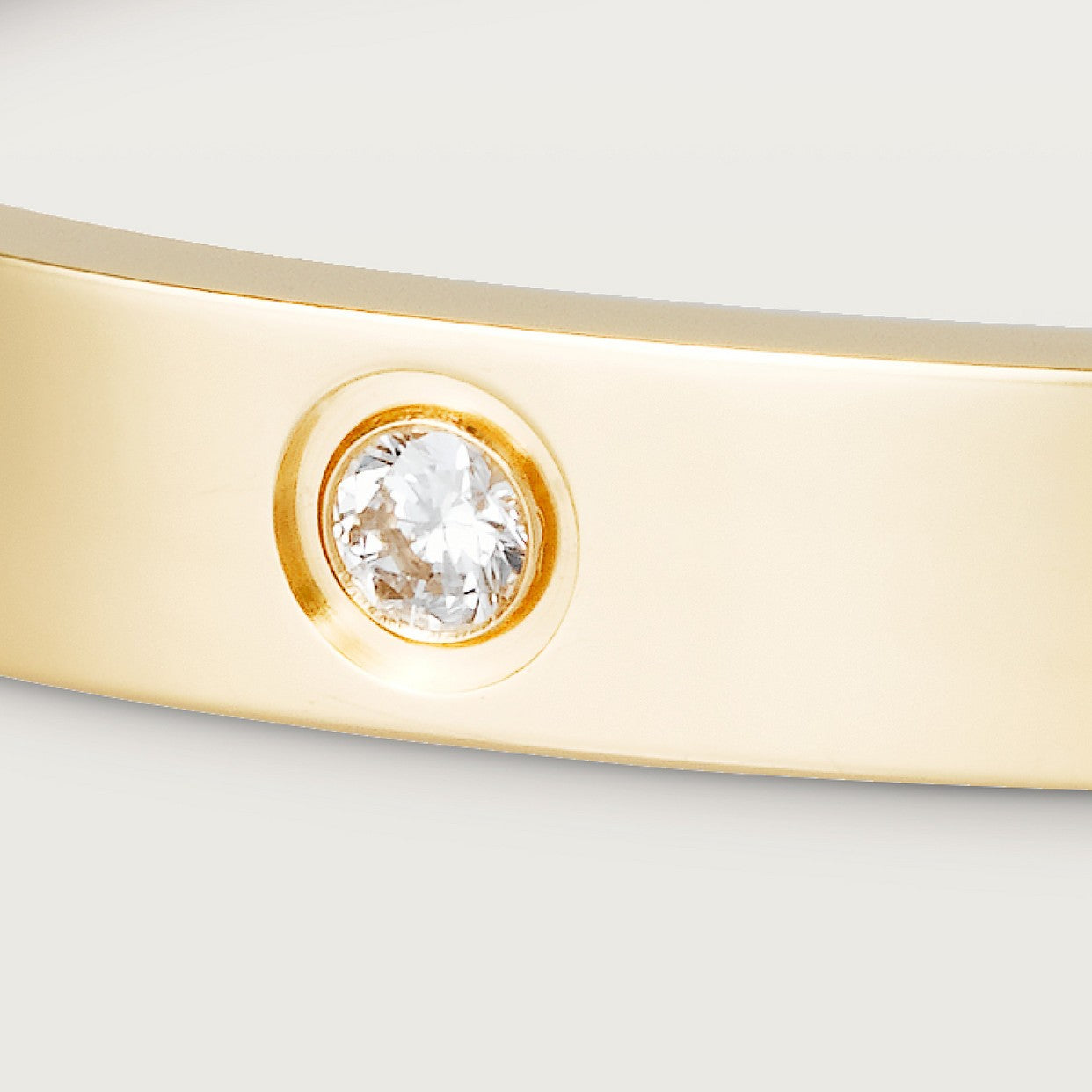 BRACELET CARTIER LOVE GOLD 4 DIAMONDS