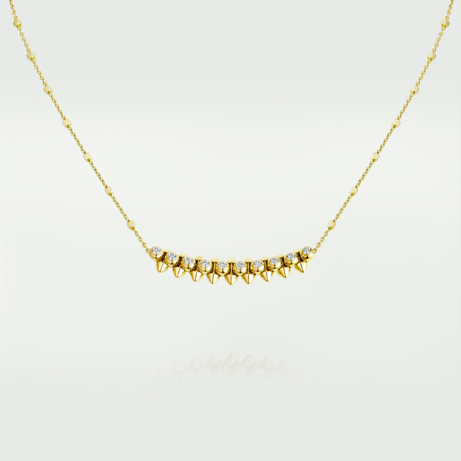 COLLIER CARTIER CLASH DIAMONDS GOLD