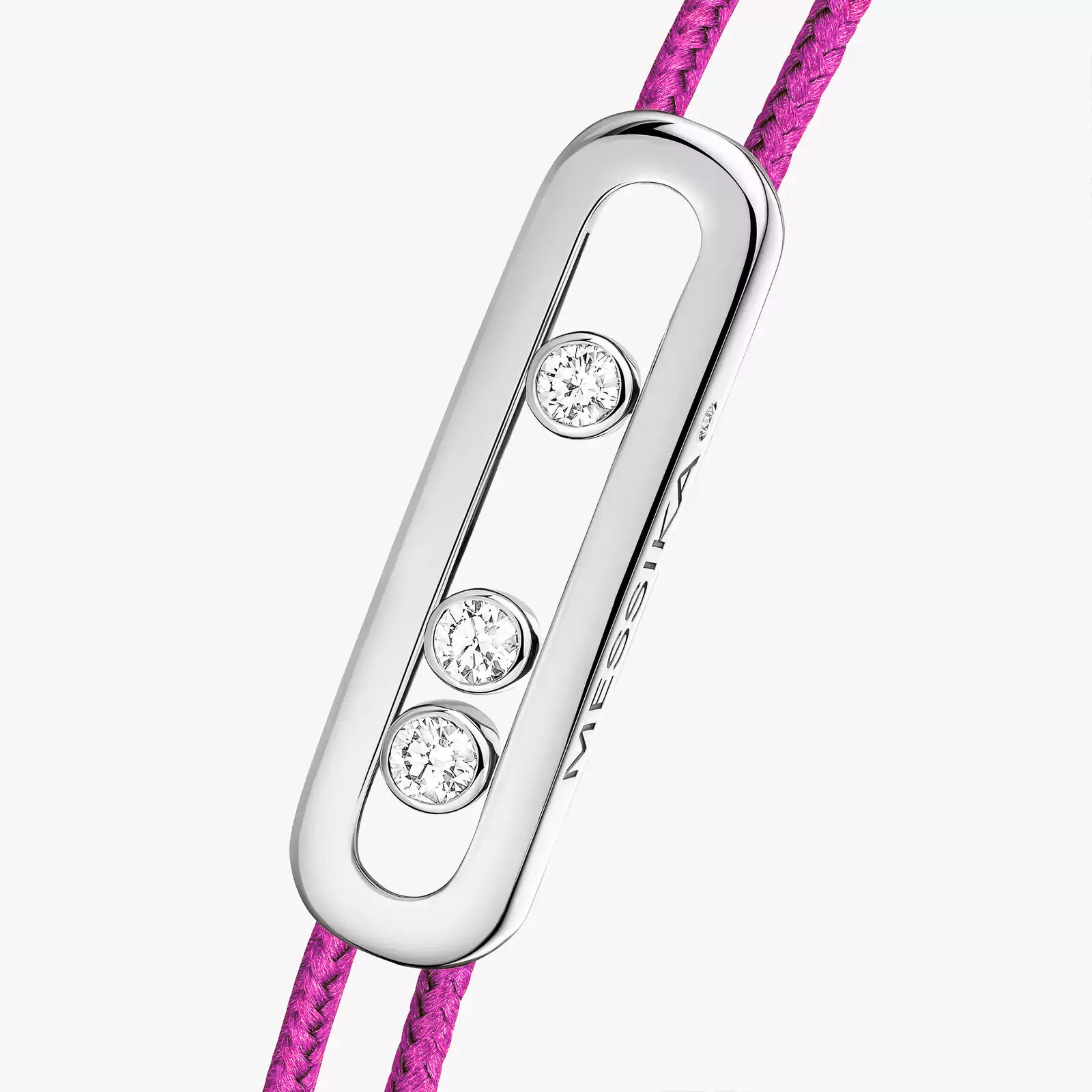 BRACELET MESSIKA CORDE ROSE WHITE GOLD