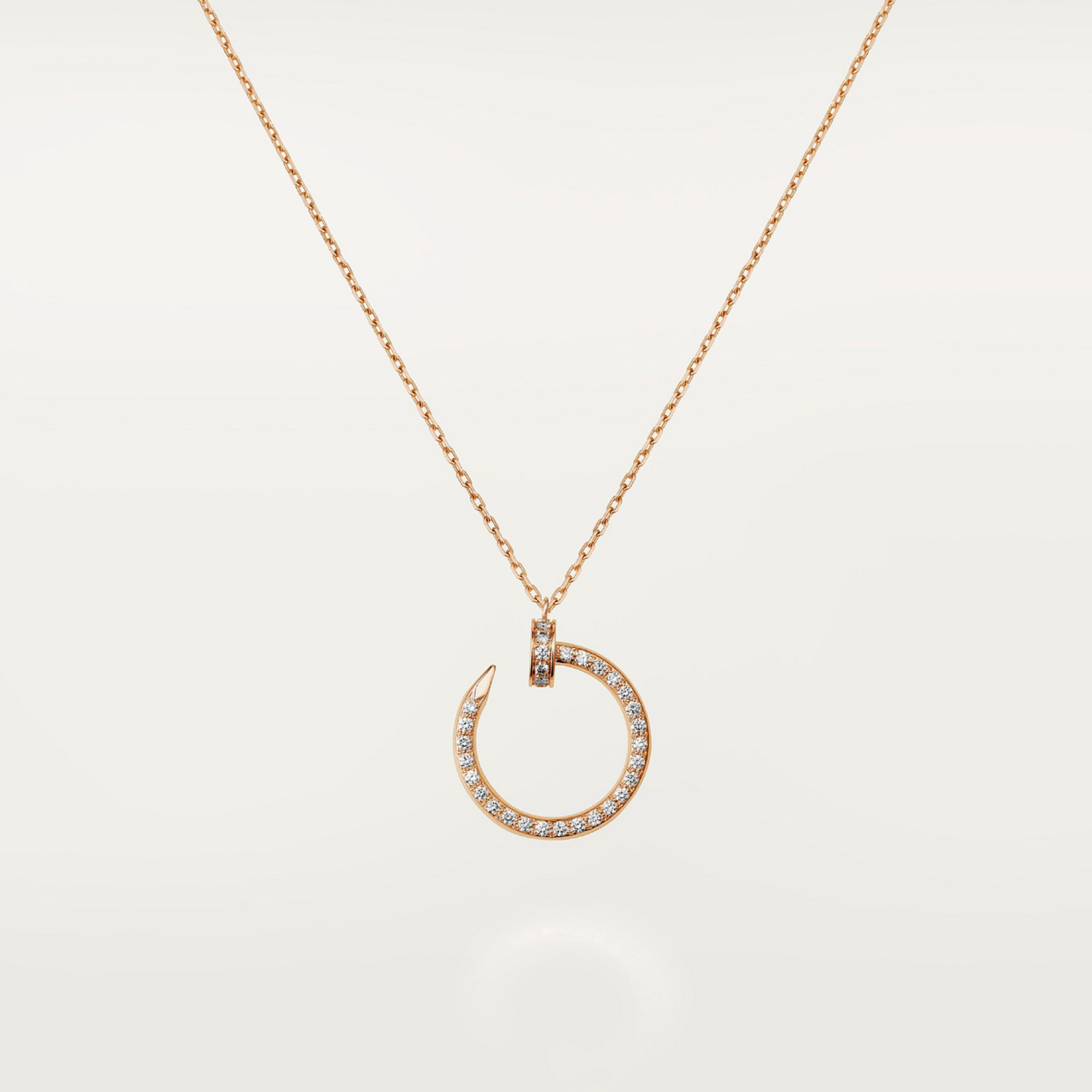 COLLIER CARTIER JUSTE UN CLOU FULL STRASS ROSE-GOLD