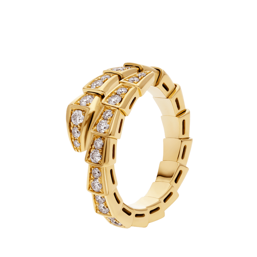 BAGUE SERPENTI VIPER DIAMANTS GOLD