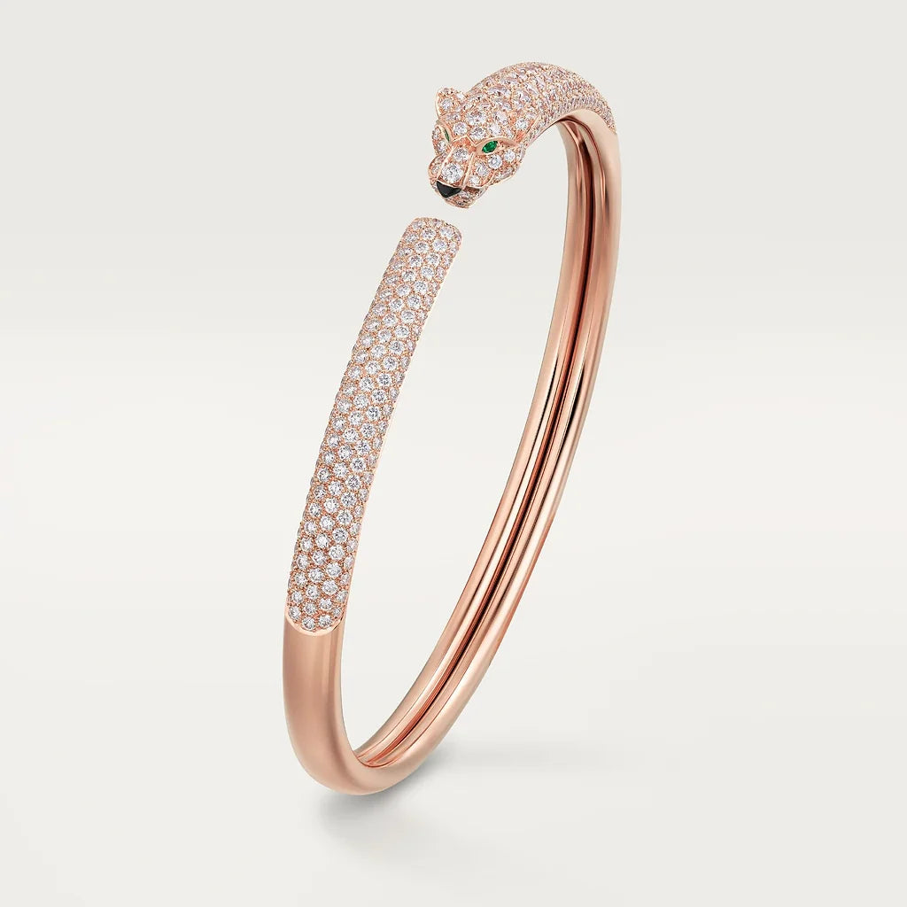 BRACELET PANTHÈRE PETIT MODÈLE PAVÉ