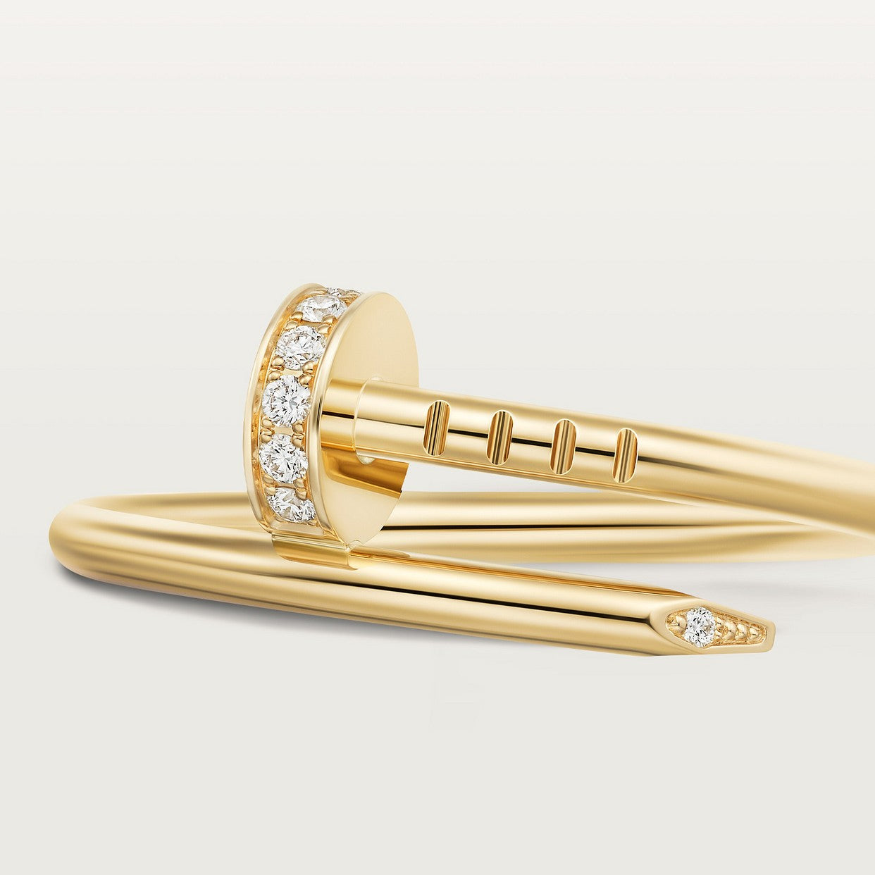 BAGUE CARTIER JUSTE UN CLOU MODÈLE CLASSIQUE DIAMANTS GOLD